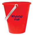 Red 9" Pail w/ Shovel